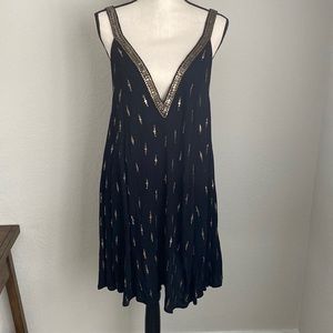 NWT Free People Rising Sun Slip in Black